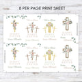religious easter tag for congregation